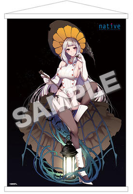October 31st Witch: Miss Orangette - Wall Scroll